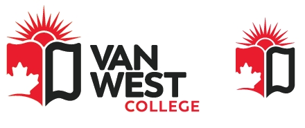 VanWest College logo usage guideline example